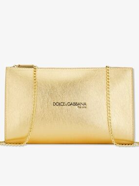 Dolce & Gabbana the one shimmering Gold Clutch limited edition